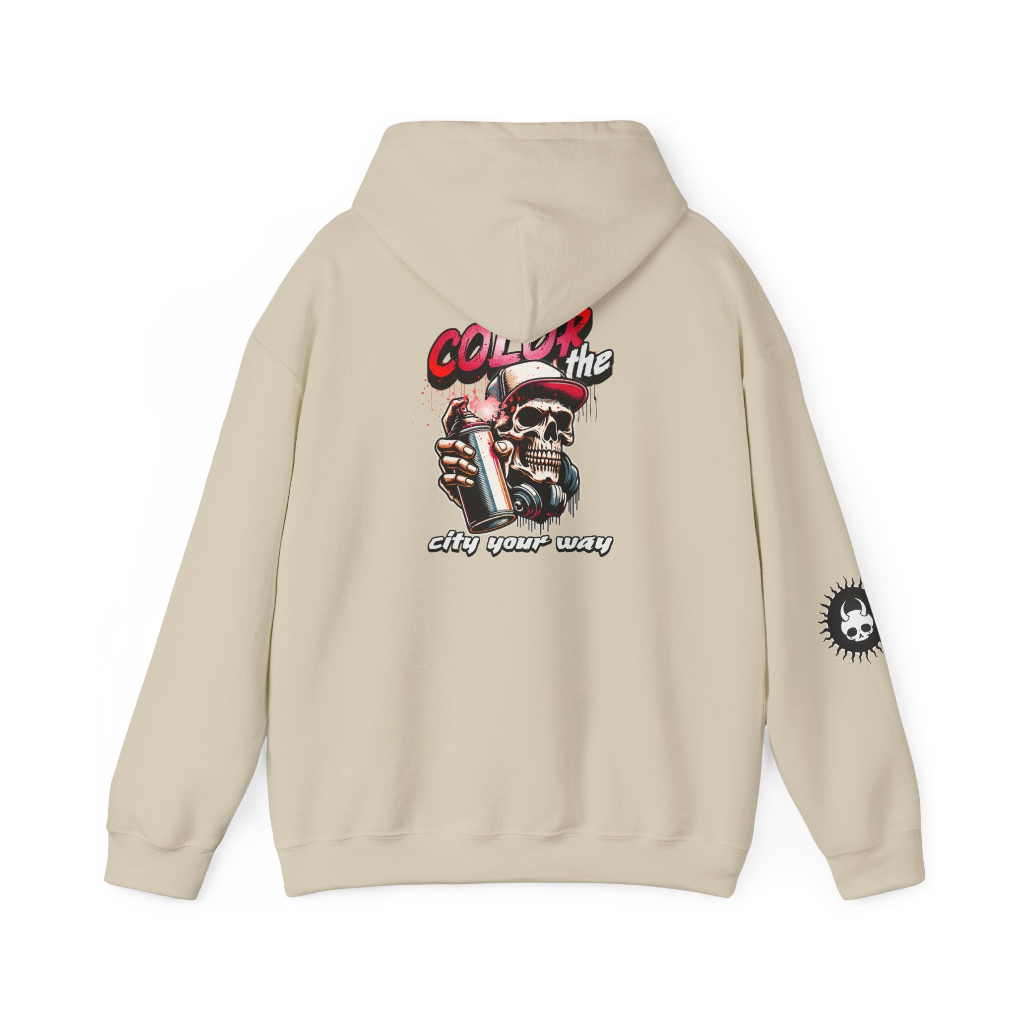 Color The City You Way - Unisex Heavy Blend™ Hooded Sweatshirt - Damned Threads